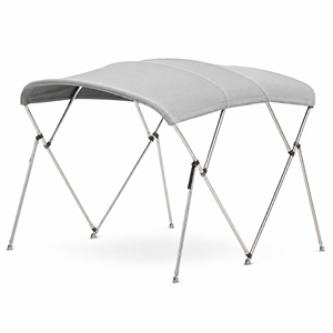 Toldo Bimini Reforzado para Embarcaciones de Pesca Tipo Pontón, Lona <span class=keywords><strong>Marina</strong></span> 600D, Estructura de Aleación de Aluminio, Plegable, Protección Solar, de Fábrica - Product Image 6