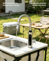Robinet d'eau chaude électrique HAILIJING 3000W/3500W 220V SS IPX4 Classe A Cuisine domestique Garantie 1 an