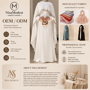 Vestido Abaya Maxi de Chifón con Cintura <span class=keywords><strong>Imperio</strong></span> y Manga Larga para Mujer Musulmana, Vestido de Dama de Honor Modesto, Plisado, Formal, de Noche, Venta al por Mayor - Product Image 6