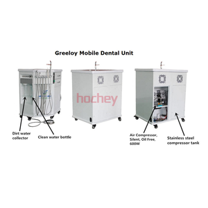 Diş hastane ekipmanları taşınabilir diş ünitesi ile 2 adet Handpiece boru diş birimleri ile kamera - Product Image 4