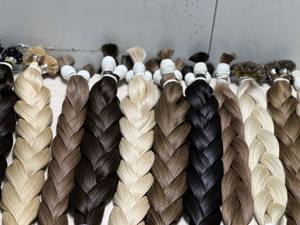 Haute Qualité 100% Vierge Cheveux Vietnamiens Naturel Droite Remy Cheveux en Vrac En Gros Longueur 50-100cm - Product Image 3