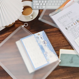 Rõ ràng phong bì a4 dây kéo nhựa túi tài liệu thư mục thư mục tập tin thư túi giấy lưu trữ bút chì túi văn phòng trường nguồn cung cấp - Product Image 4