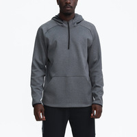 Sweat-shirt à capuche zippé pour homme, décontracté, à manches longues, idéal pour l'entraînement, la course, le basketball, le fitness et les activités sportives