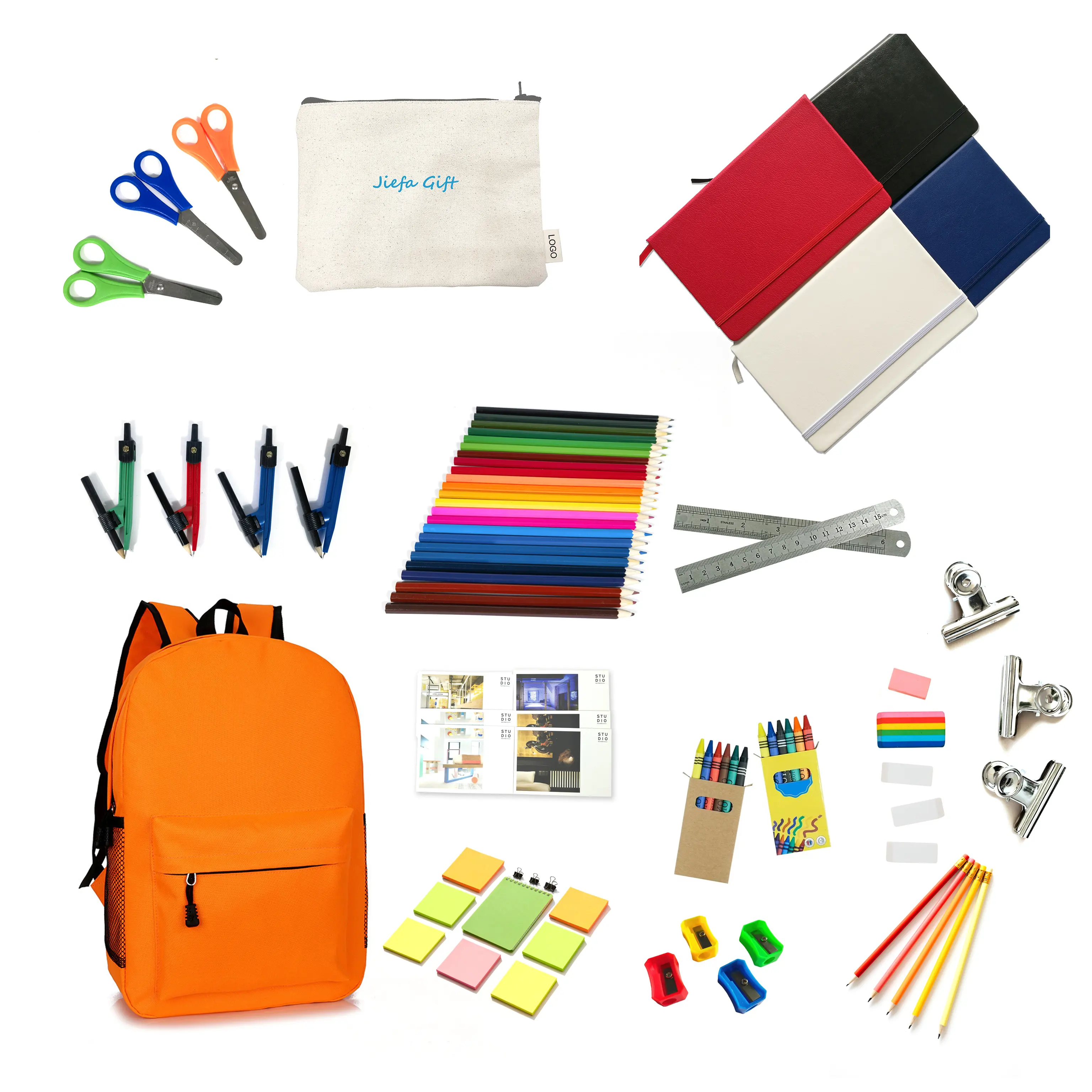 Stationäres Zubehör Großhandel Kunden spezifisches Öko Back to School Supplies Stationäres Geschenkset für Kinder