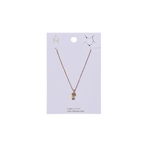 Collana con Ciondolo a Forma di Chiave in Acciaio Inossidabile Placcato Oro, Gioiello Minimalista da Donna per Uso Quotidiano, Idea Regalo - Product Image 3