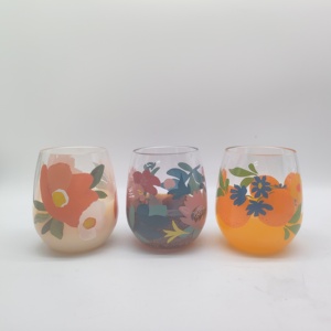 Offre Spéciale – Verre à Vin/Whisky en Plastique Transparent Incassable de 15 oz, Forme Œuf, Personnalisable avec Logo OEM, Idéal pour Bar à Domicile et Fêtes – Vente Directe Usine - Product Image 4