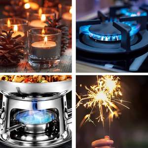 Quick & Easy 360 °   Briquet plasma à col flexible, coupe-vent et sans flamme, avec affichage LED, pour bougies, barbecue, grillades, camping, cuisinière et cheminée - Product Image 6