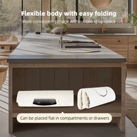 Tapis chauffant en silicone thermostatique pliable pour réchauffer les aliments, portable et intelligent