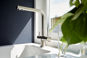 Meistverkaufter SUS304 Chrom 5-Wege Keramikventil-Mischhahn für Küchen-RO-System Heiß-/Kaltwasser-Sodakühler 5-in-1-Mischer - Product Image 6
