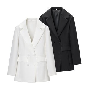 <span class=keywords><strong>Abito</strong></span> <span class=keywords><strong>Mini</strong></span> da Donna 2026 Nuovo Stile Casual Elegante <span class=keywords><strong>Doppiopetto</strong></span> Retrò Chic a Maniche Lunghe con Cintura - Product Image 1