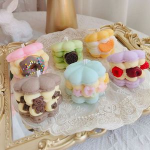 Handmade <b>Ins</b> Soy Wax Cute Shell Macaroons <b>Candles</b> Scented <b>Candles</b> Most Popular Items New for Birthday Gifts - Product Image 1