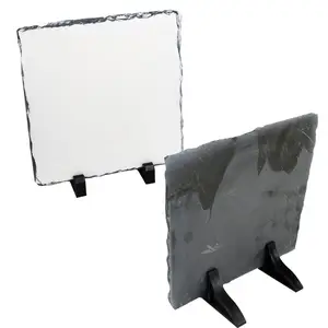 Square rock slate sublimation stone photo panel blanks