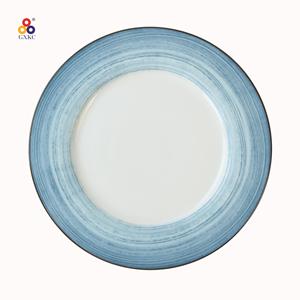 GXKC-Juego de <span class=keywords><strong>vajilla</strong></span> de porcelana Azul Real, nuevo hueso, 20 piezas - Product Image 2
