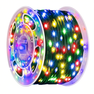 D0100X3V4H6 1200 <b>LED</b> Christmas <b>Lights</b> 394 Ft Waterproof Outdoor Multicolor Fairy <b>Lights</b> With 8 Modes Button Control - Product Image 1