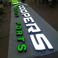 Enseignes lumineuses LED sur mesure 12V haute luminosité, lettres en métal inoxydable 3D, enseignes LED en acrylique pour la publicité en magasin