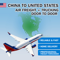 FREESEA Transitaire Chine-USA DDP Air+Camion Porte-à-Porte Logistique 6-8 Jours Transit Stable Assurance Incluse FBA Urgent