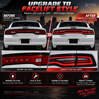 Feux arrière LED VLAND, style restylé, ensemble de feux arrière LED pour Dodge Charger 2011 2012 2013 2014 RT SXT SRT8