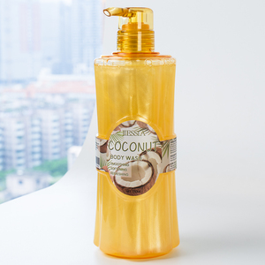 Gel Douche Hydratant et Rafraîchissant Scintillant 750ml, Nettoyant Corporel Longue Durée OEM JIESSIA, Gel Douche Coco Nacré - Product Image 1