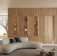 Panneau mural intérieur compact à grain de bois Panneaux de façade stratifiés haute pression en HPL Revêtement de panneaux décoratifs pour l'extérieur des bâtiments