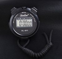 Stopwatch Olahraga LCD Genggam Multi-warna Kronograf Digital Timer Satu Baris Alarm Jam Minggu Stopwatch Latihan Luar Ruangan