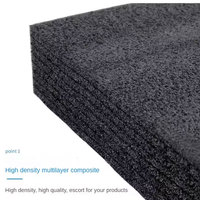 Insert en mousse EPE antichoc, rembourrage respirant, doublure intérieure résistante à l'humidité, boîte de rangement personnalisable pour les nécessités quotidiennes