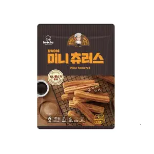 From Korean Cheap price Food Supplier Mini Churros Treat Food Healthy Eat Certificated Snacks Flavor Puffed Food With Churros