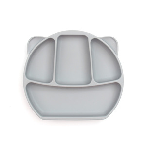 Juego de Platos de Silicona para Bebés, Libres de BPA, Aptos para Alimentos, con Divisiones y Succión - Product Image 3