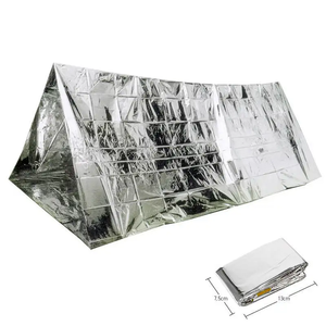 Hotsale <span class=keywords><strong>Tremblement</strong></span> <span class=keywords><strong>de</strong></span> <span class=keywords><strong>terre</strong></span> Tente d'urgence PE <span class=keywords><strong>Film</strong></span> d'aluminium Tente Couverture <span class=keywords><strong>de</strong></span> premiers soins Tente - Product Image 1