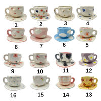 Tasses en céramique faites à la main de haute qualité, personnalisées en usine, ensemble de tasses à café et à thé en céramique personnalisées avec logo