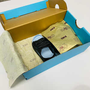 Papier d'art blanc en cuir de vachette Sydney avec logo personnalisé imprimé de 30g papier kraft enduit de papier journal offset pour chaussures fantaisies vêtements emballage cadeau - Product Image 6