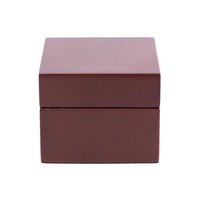 Boîte à bagues en bois de luxe, boîte cadeau en bois massif avec logo personnalisé et doublure en velours pour bague de fiançailles, bague de mariage, pendentif