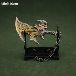 AEI Hobby GOW5 Kratos Axe <span class=keywords><strong>of</strong></span> guns porte-clé en métal modèle pendentif lames de Exile <span class=keywords><strong>Chaos</strong></span> porte-clés accessoires - Product Image 3