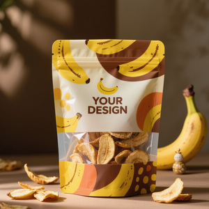 Standup Pouch <strong>Bag</strong> Resealable Ziplock with Custom Logo Matt Finished Clear Window <strong>Snack</strong> Dried Fruit Packaging Mylar Doypack <strong>bags</strong> - Product Image 1