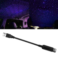 Projecteur de Lumière Étoilée USB LED pour Plafond, Lampe d'Ambiance Réglable pour Voitures et Décoration Intérieure, Vente en Gros