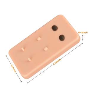 Bantalan tisu simulasi KyrenMed Dermal, penghilang tahi lalat dan Tag kulit, bantalan latihan penyakit kulit umum dan Model perawatan - Product Image 6