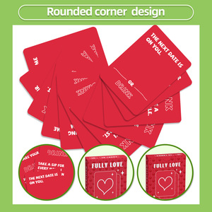 50 cartes de jeu pour couples en anglais, pour les sorties, les loisirs, les jeux de quiz et les jeux à boire - Product Image 3