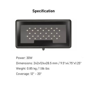 Saut MJ-L130 eau salée et Refugium 30W Full Spectrum LED Aquarium Reef Light pour <span class=keywords><strong>Nano</strong></span> Fish Tank - Product Image 3