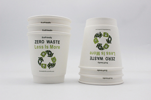 Zero acque reflue a base di doppia parete tazza di carta calda con il prezzo inferiore in cina - Product Image 3