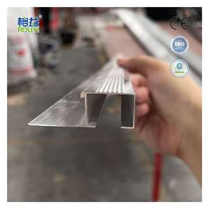 Profilé <span class=keywords><strong>d</strong></span>'angle en aluminium <span class=keywords><strong>pour</strong></span> <span class=keywords><strong>escalier</strong></span>, protection de bordure métallique, <span class=keywords><strong>bande</strong></span> <span class=keywords><strong>antidérapante</strong></span> <span class=keywords><strong>pour</strong></span> marches de carrelage - Product Image 2