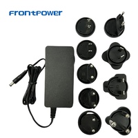 Adaptateur d'alimentation interchangeable Frontpower 12V 5A US EU UK AU PLUG alimentation 24V 2.5A adaptateur avec certificat UL CE GS UKCA SAA