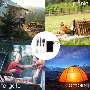 הרפתקה מוכנה מלאה מטבח חיצוני ערכת בישול קמפינג ניידת אולטימטיבית עם תיק נשיאה קומפקטי למטיילים - Product Image 5