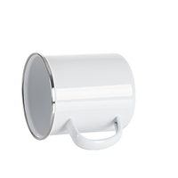 Mug en émail de 17 oz pour sublimation, tasse à café personnalisée pour le camping, 500 ml, personnalisable, sans BPA, résistant à la chaleur, vente en gros