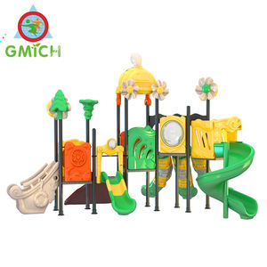Usine de Chine Jinmiqi Ensemble de toboggans en plastique pour enfants en PEBDL bon marché Équipement de terrain de jeu pour parc d'attractions extérieur pour enfants - Product Image 6