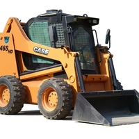Digunakan untuk 465HD Mini Skid Steer Loader-Mesin Diesel Amerika 75KW Efisiensi Operasi Tinggi Kapasitas 3 Ton Pompa Gear PLC 4 Roda