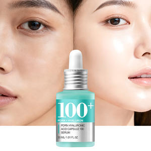 Produits de soin de la peau coréens véganes ADN de saumon Peau de verre Sérum éclaircissant pour le visage en capsule Niacinamide Peptides 100 PDRN Acide hyaluronique - Product Image 1