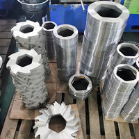 Couteau de broyeur à haute résistance à l'abrasion, insert de coupe personnalisé OEM pour machines de recyclage de déchets lourds