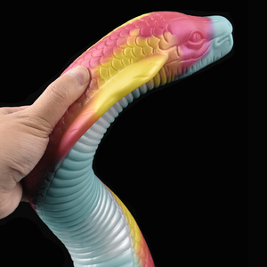 Gode en forme <span class=keywords><strong>de</strong></span> <span class=keywords><strong>serpent</strong></span> Gode monstre énorme Gode dragon flexible Gode pénis super réaliste pour hommes femmes - Product Image 4
