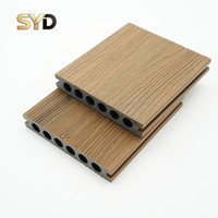 Revêtement de terrasse en composite bois-plastique (WPC) en gros, imperméable et antidérapant, pour jardin, patio et balcon
