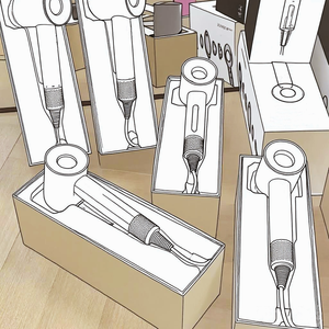 Secador de Pelo Profesional de Alta Velocidad sin Aspas con Iones Negativos para Uso en Casa o Salón - Product Image 3