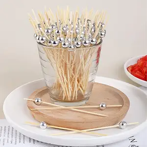 Bâtons de brochettes en bambou de formes variées et personnalisées, innovants